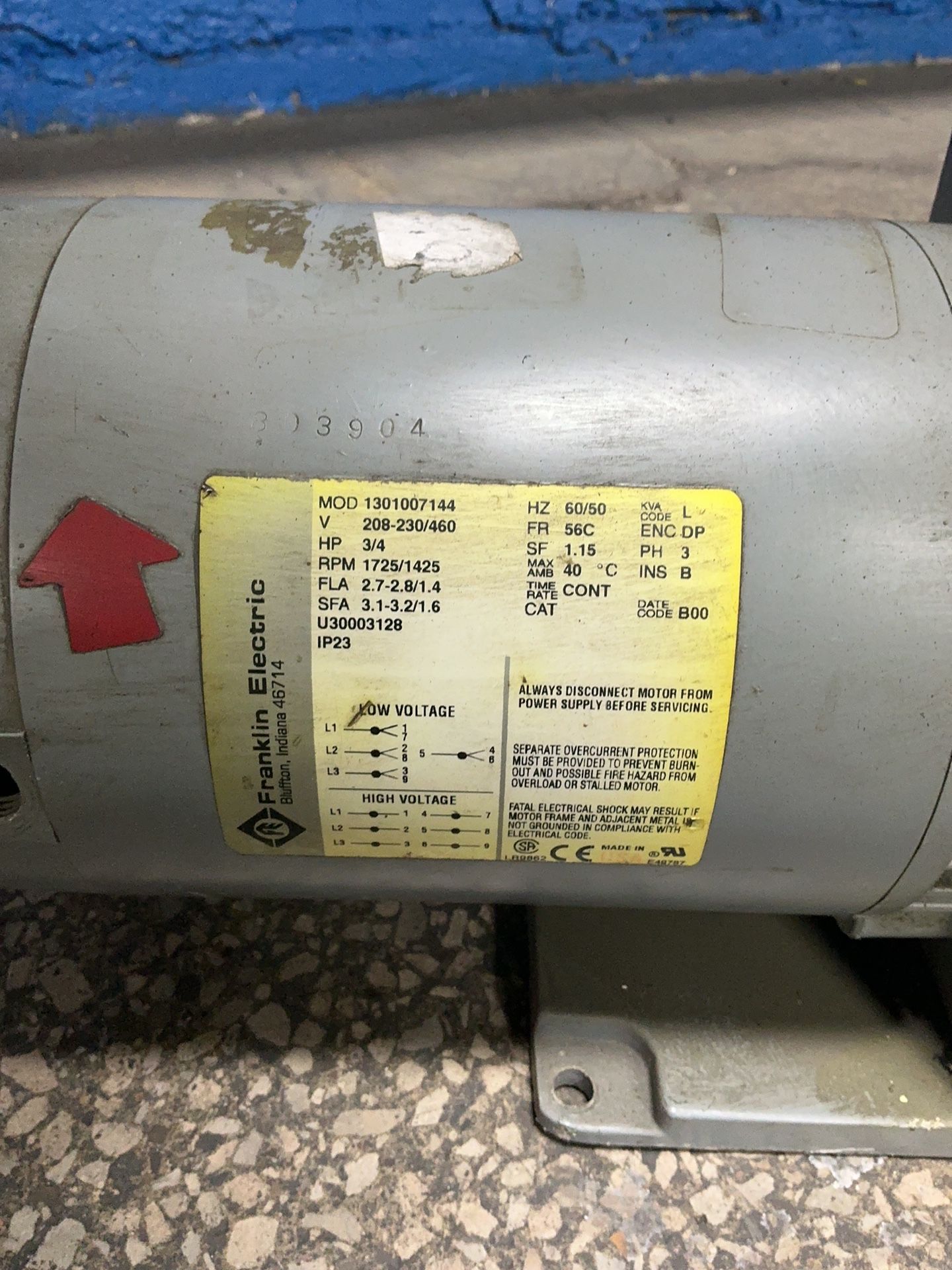Edwards 3/4 Hp Vacuum Pump - E2m18