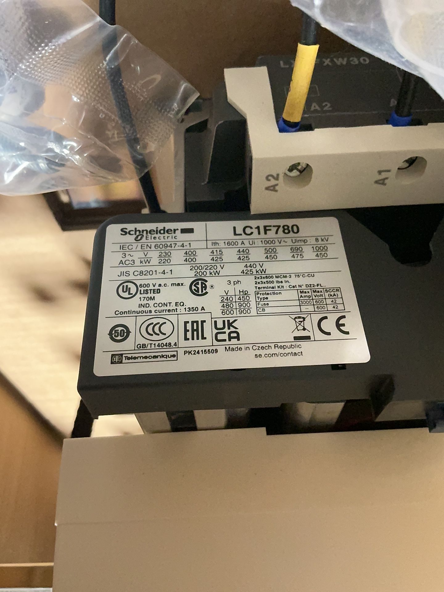 Schneider Electric Contractor - Lc1f780f7