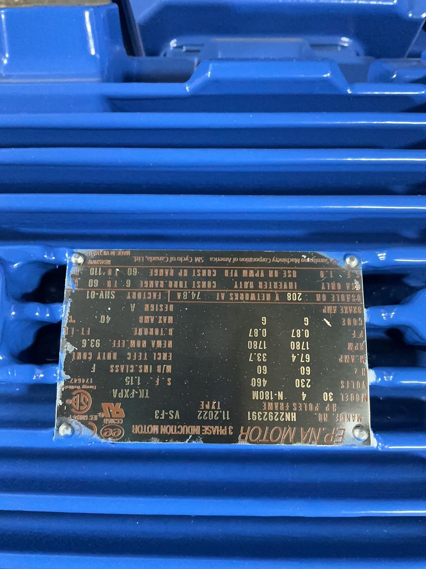 Sumitomo 30 Hp Gear Drive - Chhms30-6205yb-ep-b-43