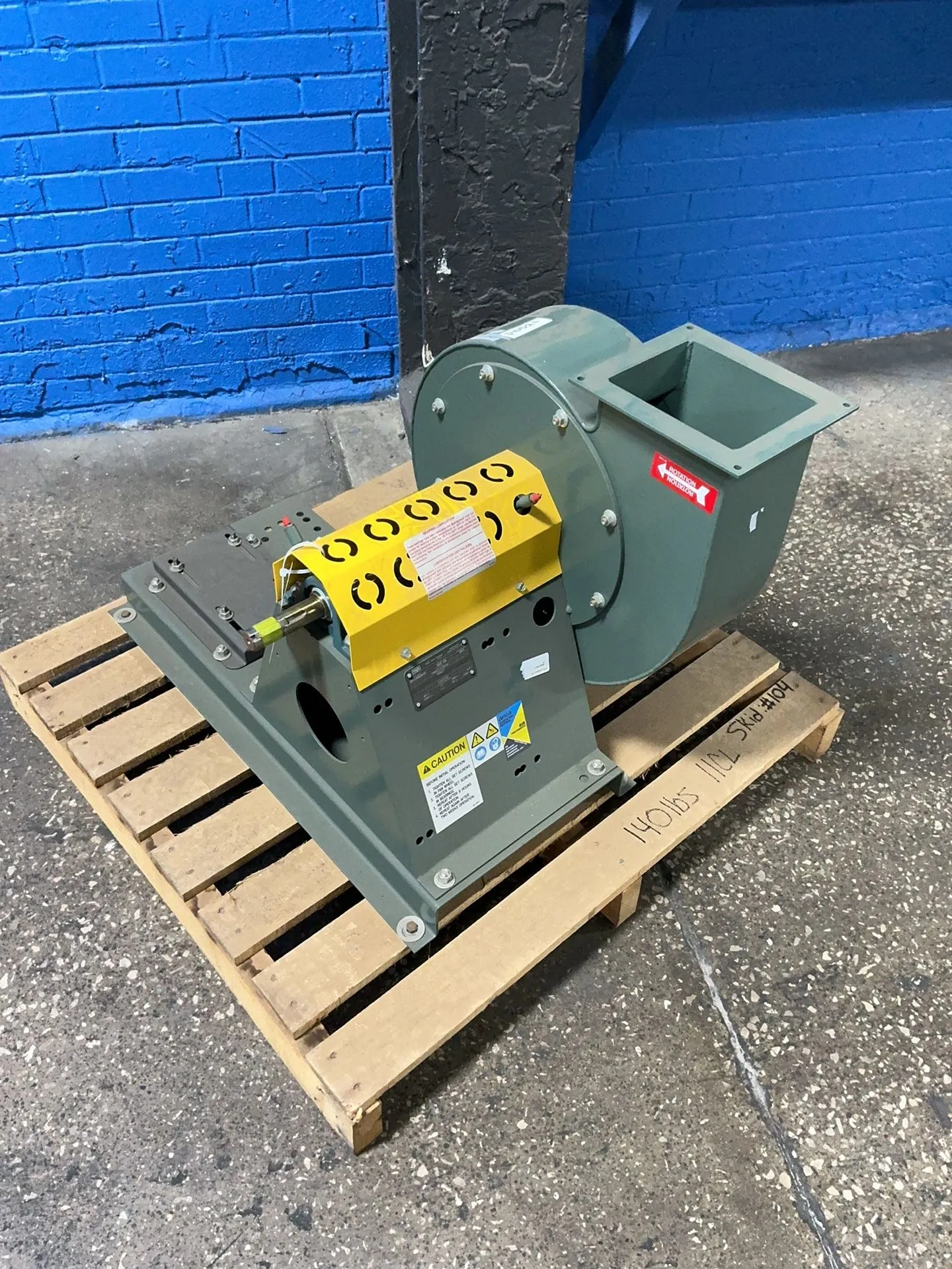 The New York Blower Co Centrifugal Fan - Compact Gi Arr-9x