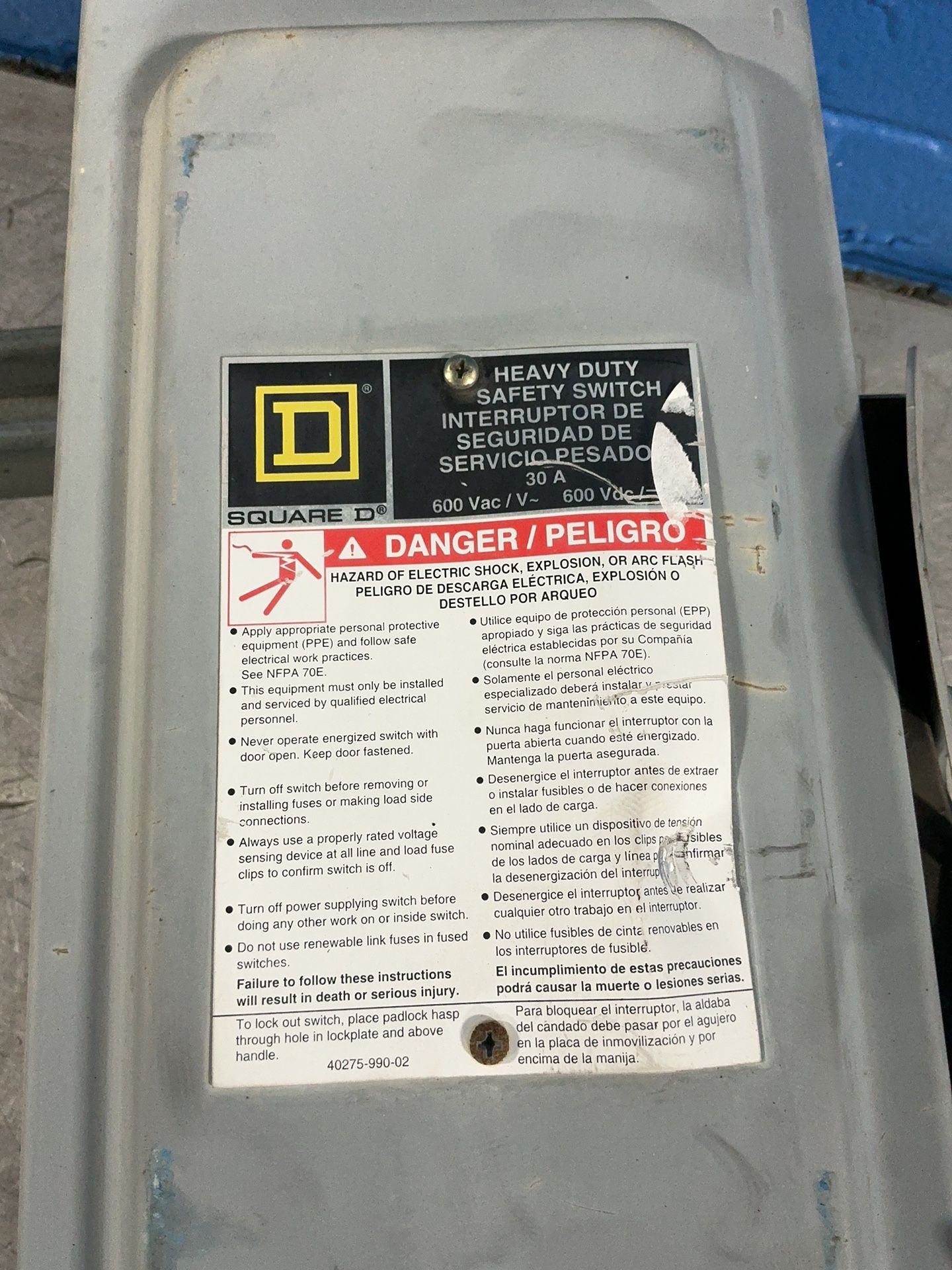 Square D Heavy-duty Safety Switch - H361rb