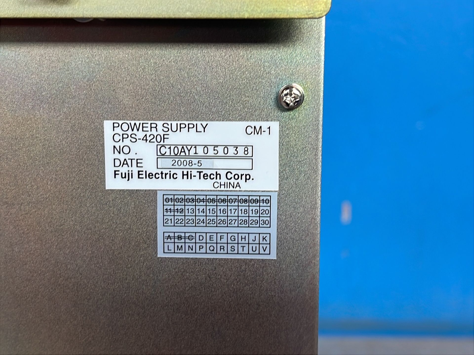 Fuji Hi-tech Corp Power Supply - Cps-420f