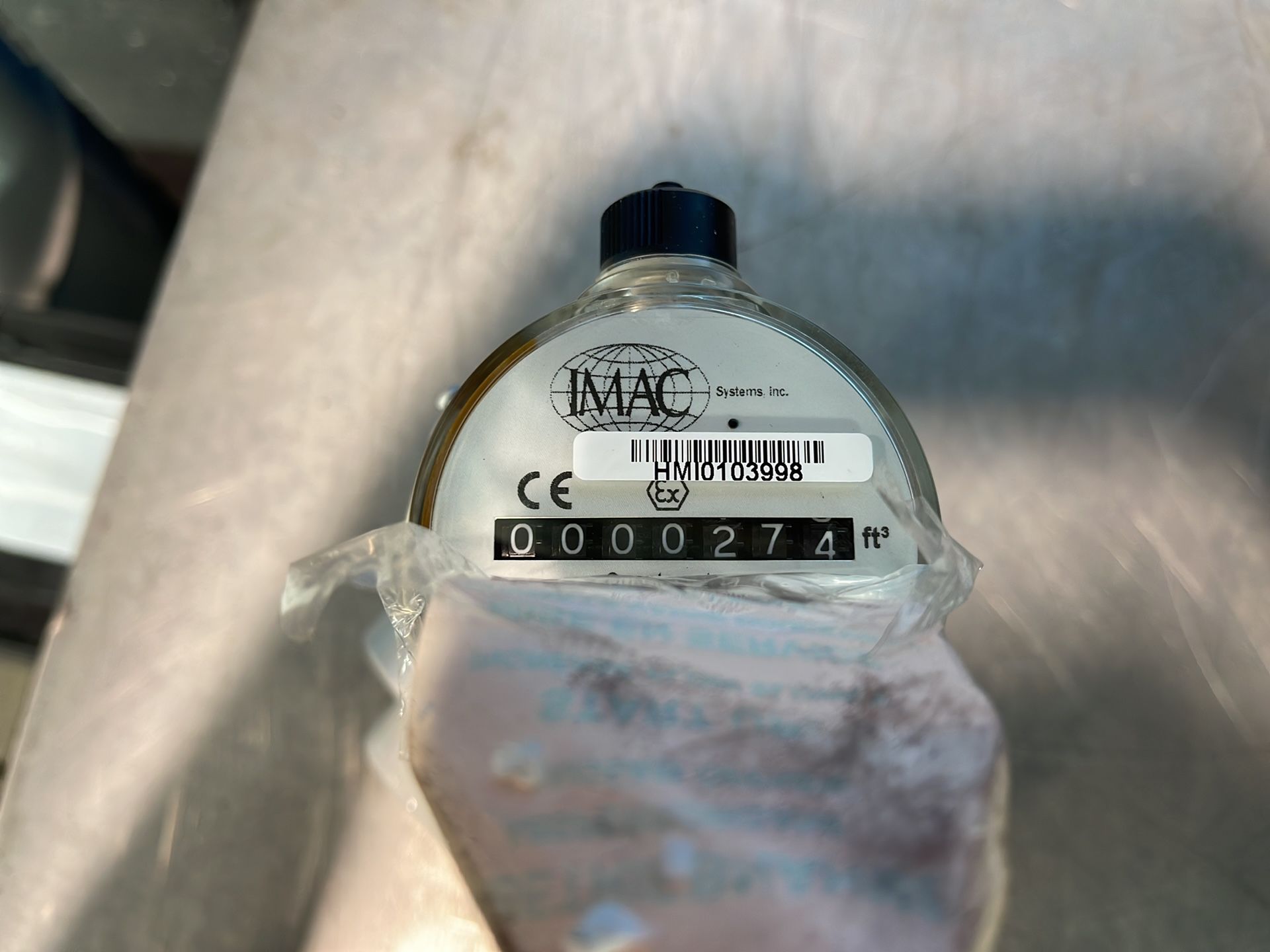 Imac Systems Inc 2300 Cfh, 175 Psig Quantometer Gas Meter - Sz40 1 1/2 X