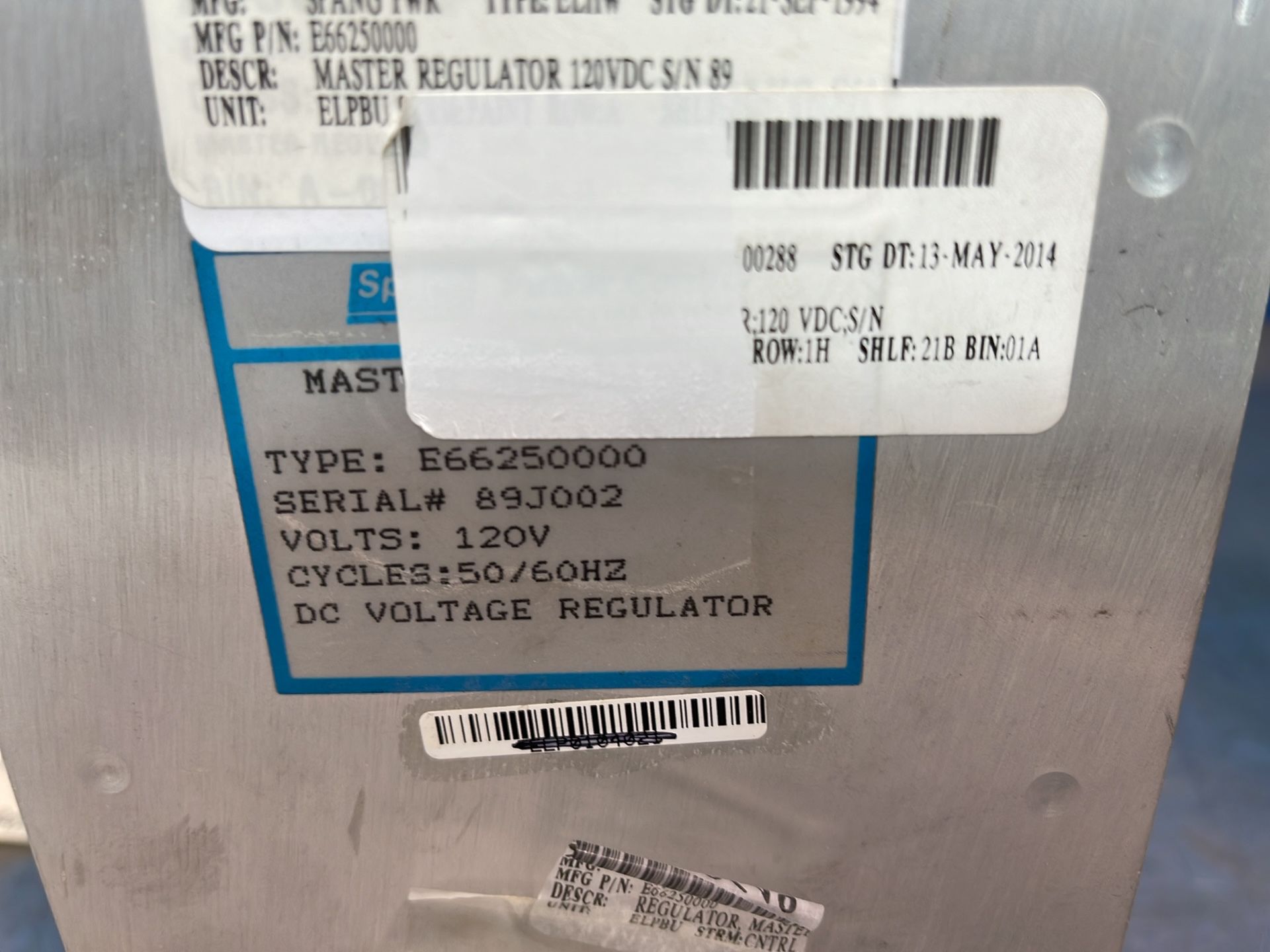 Spang Dc Voltage Regulator - E66250000