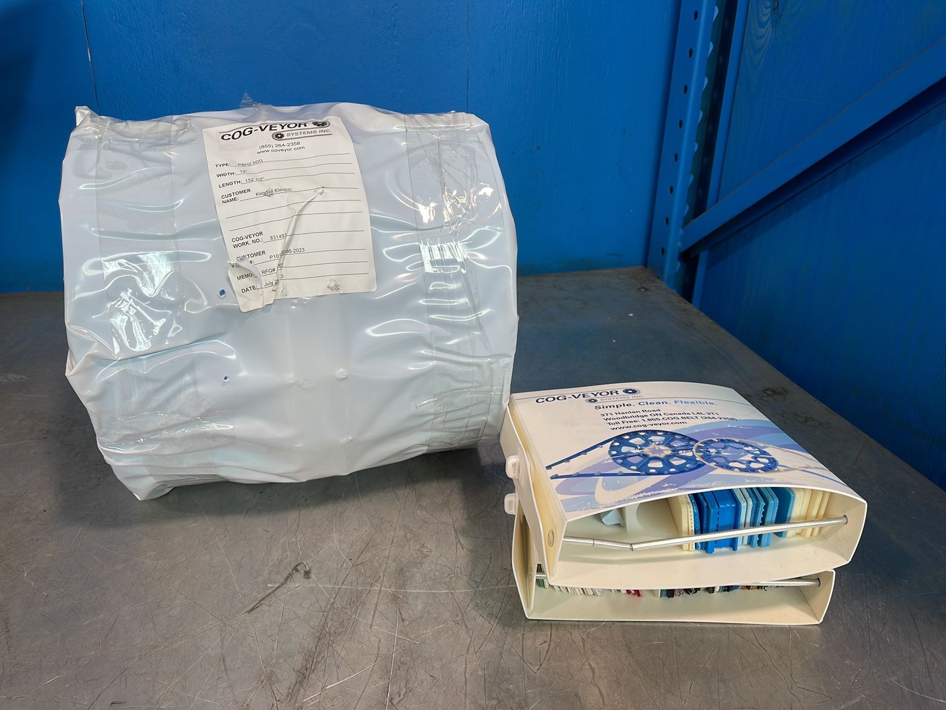Cog-veyor Systems Inc 152 1/2” X 12” Conveyor Belt - Pbh2.5dg