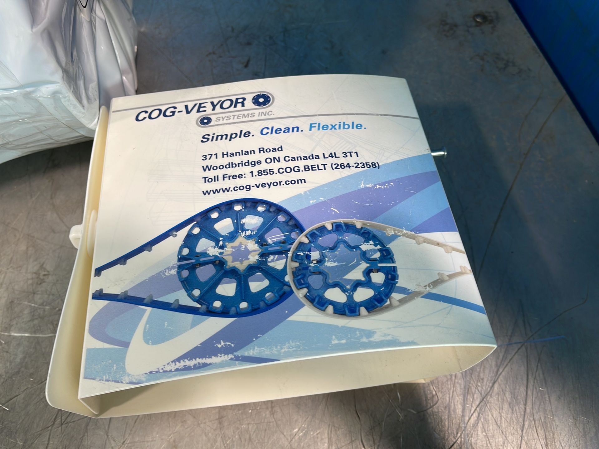 Cog-veyor Systems Inc 152 1/2” X 12” Conveyor Belt - Pbh2.5dg