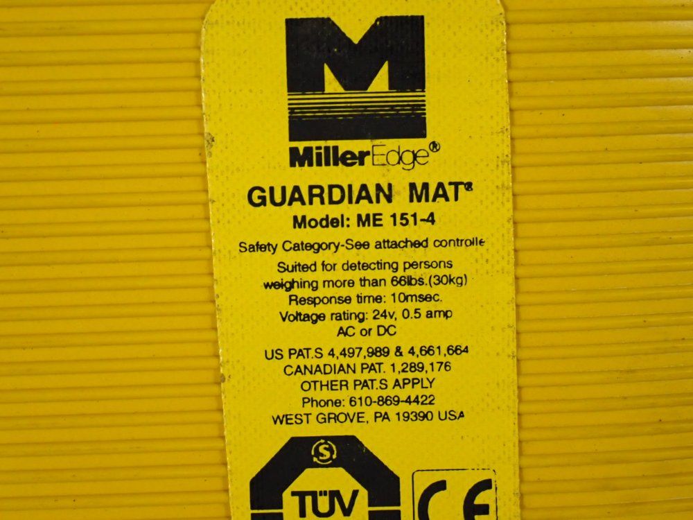 Miller Edge 500mm X 2800mm Safety Switch Mat - Me 151-4
