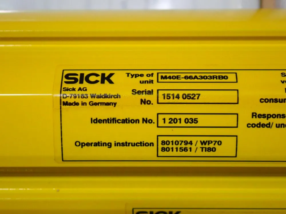 Sick M400 Light Curtain - M40e-66a303rb0