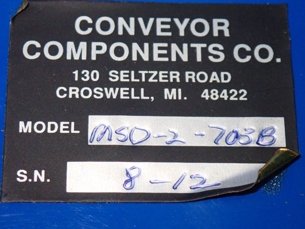 Conveyor Components Motion Control Module - Msd-2-703b