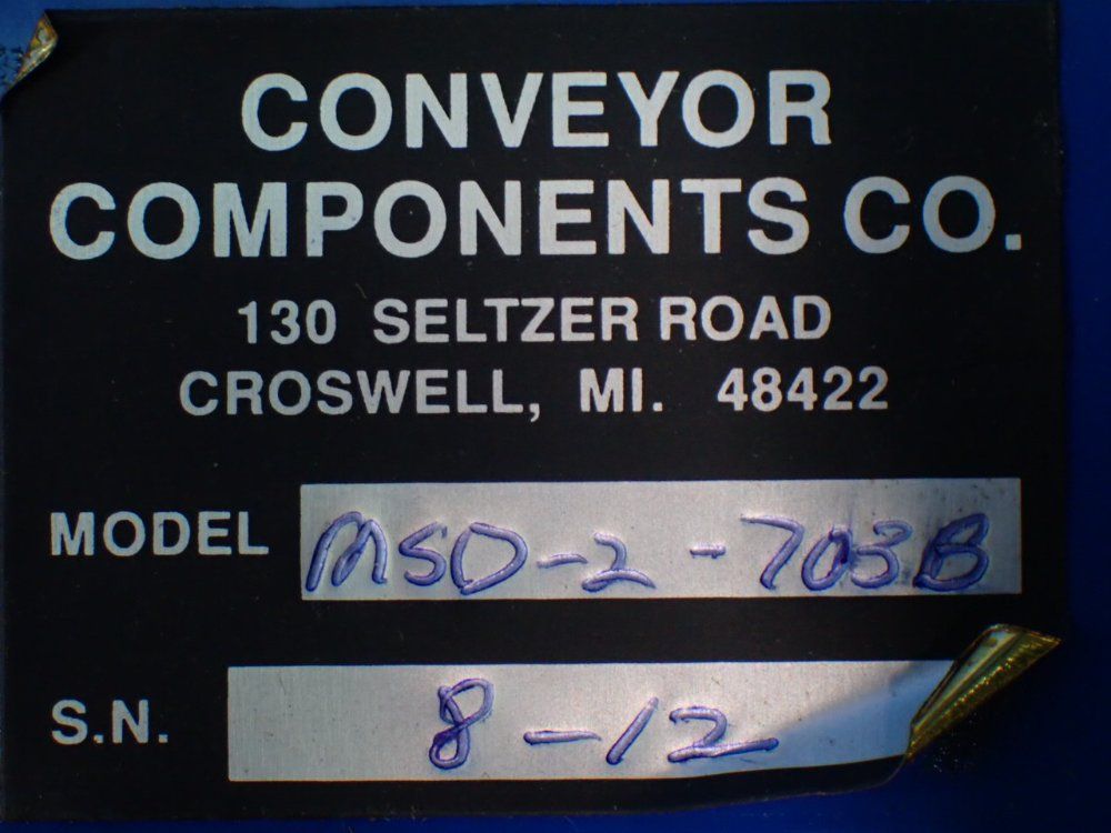 Conveyor Components Motion Control Module - Msd-2-703b