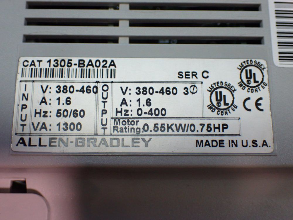 Allen-bradley 0.75hp Servo Drive - 1305-ba02a