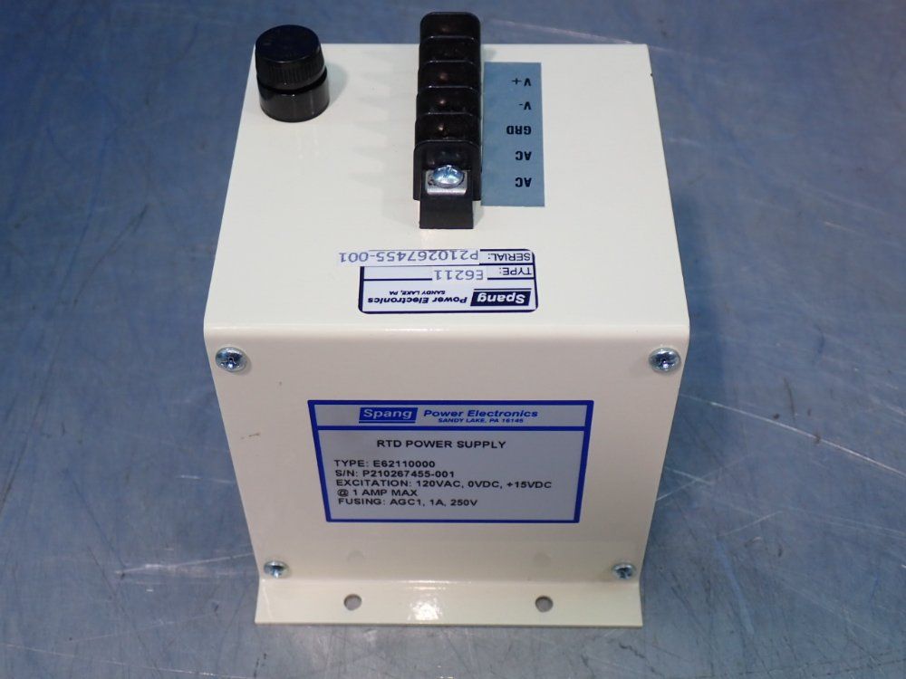 Spang Power Supply Rtd - E62110000