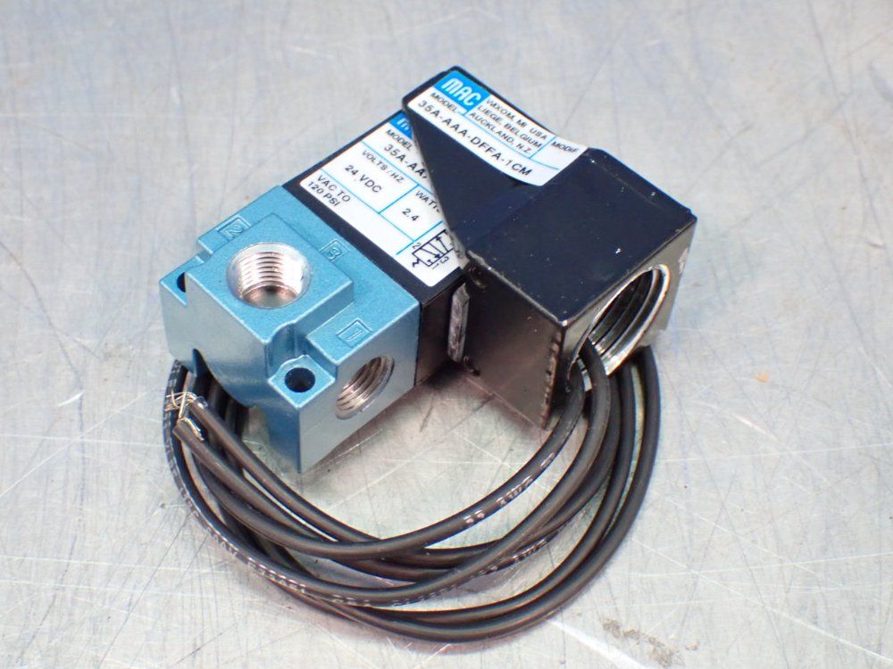 Mac Valves Vac-120 Psi Pneumatic Solenoid Valve - 35a-aaa-dffa-1cm