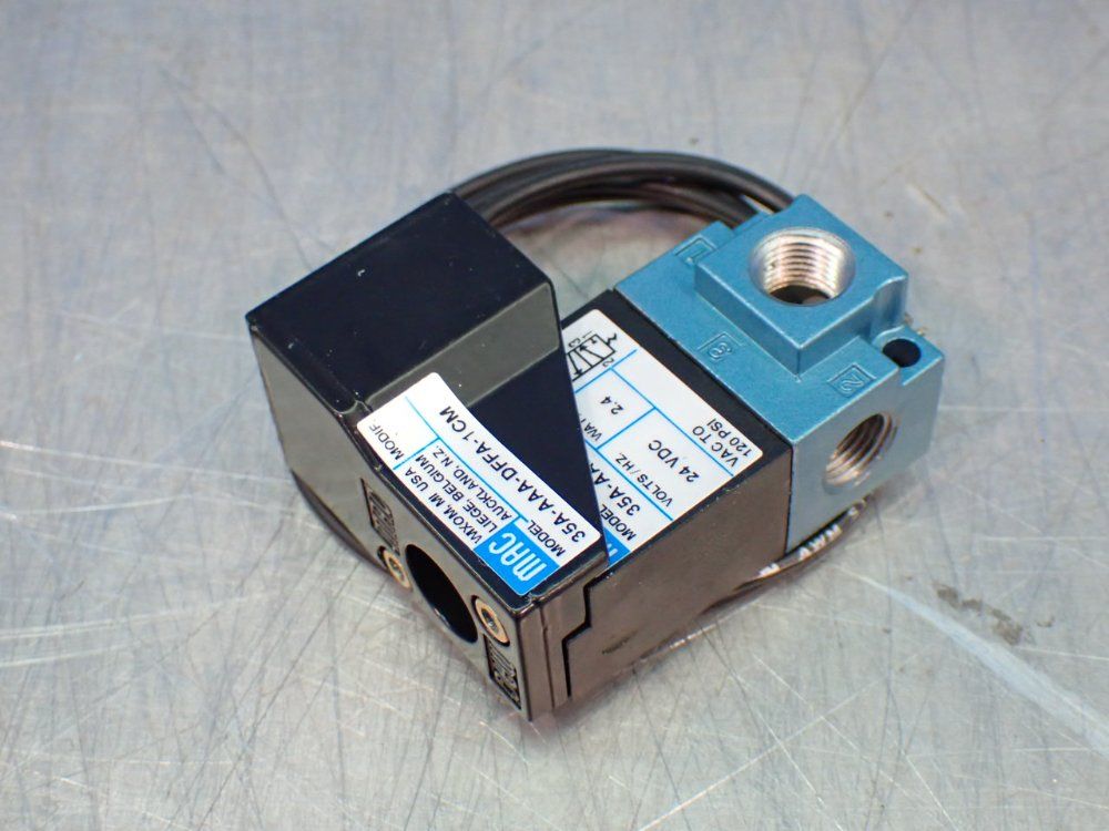Mac Valves Vac-120 Psi Pneumatic Solenoid Valve - 35a-aaa-dffa-1cm