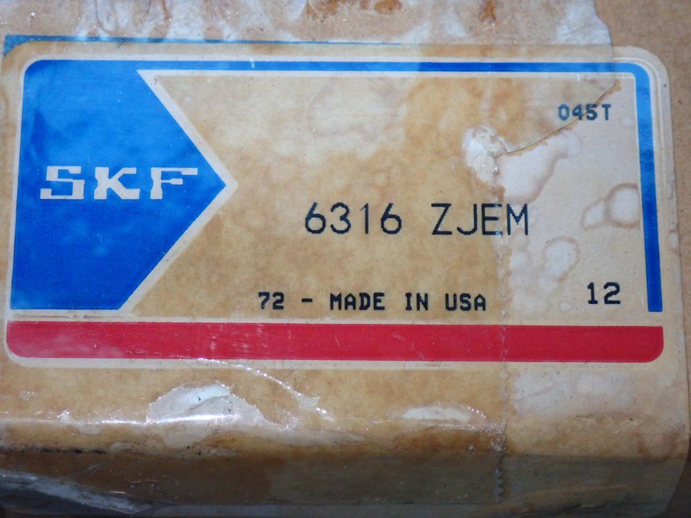 Skf 80x170x39mm Radial/deep Groove Ball Bearing - 6316 Zjem