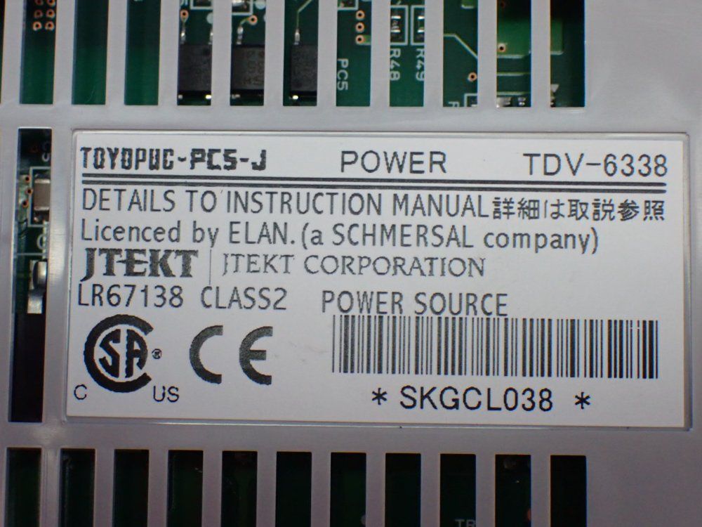 Toyopuc Power Supply Module - Tdv-6338