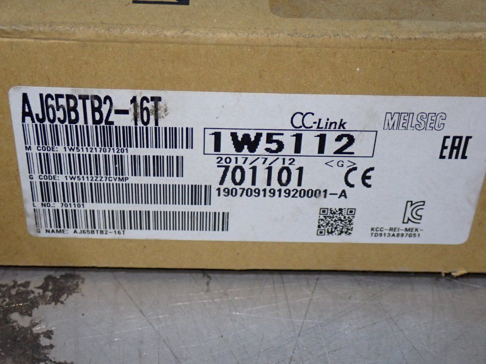 Mitsubishi Electric Cc-link Melsec Output Unit - Aj65btb2-16t