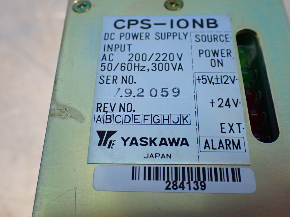 Yaskawa Electric Power Supply Unit - Cps-10nb