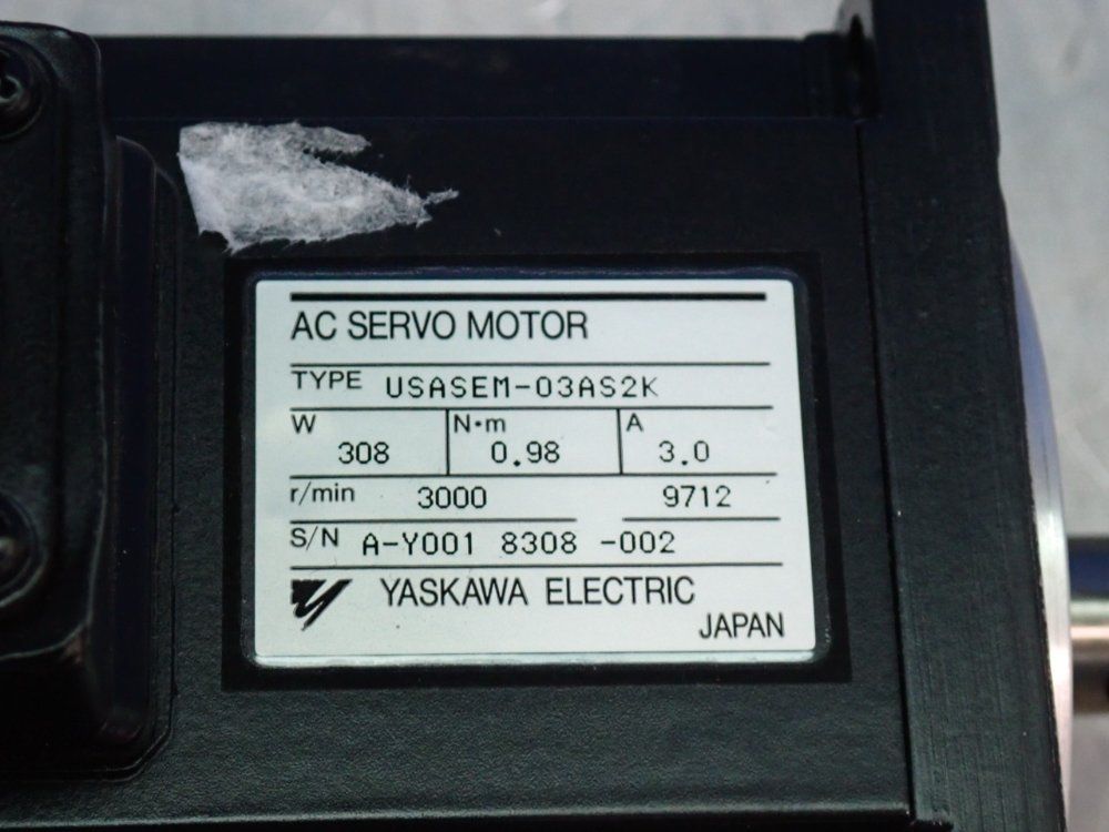 Yaskawa Electric Ac Servo Motor - Usasem-03as2k