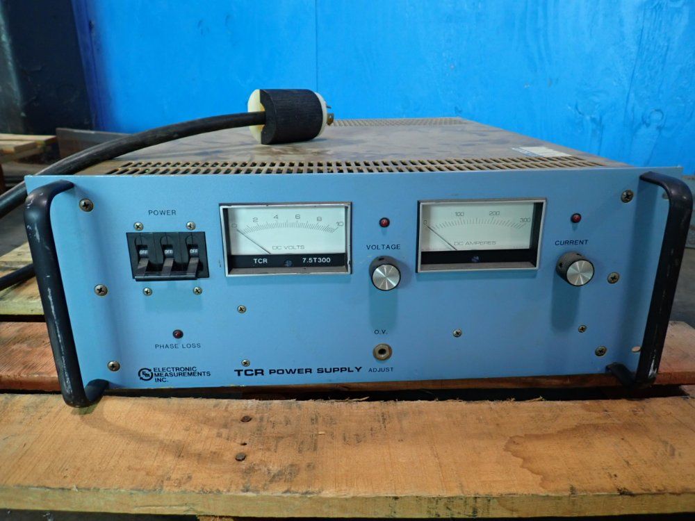 Electronic Measuresments 15 Amp Tcr Power Supply - Tcr T.5t300-5-0v