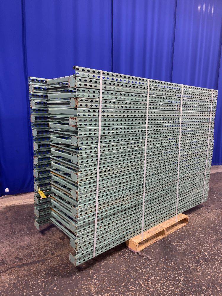 36" X 96" Pallet Racking Uprights - Tear Drop