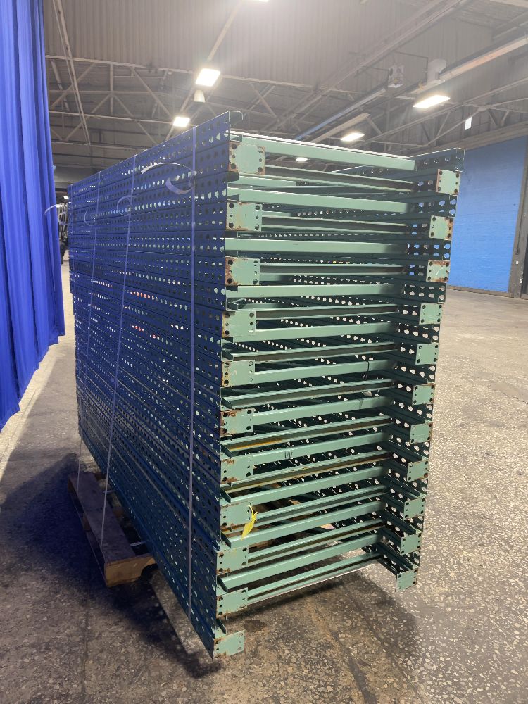 36" X 96" Pallet Racking Uprights - Tear Drop