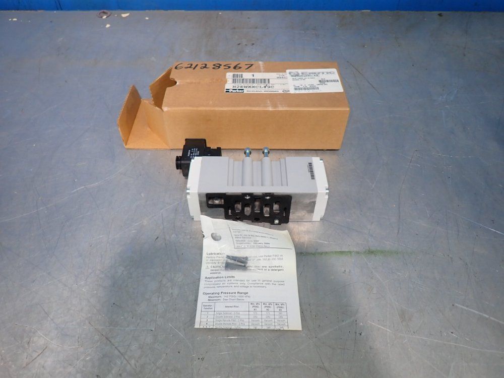 Parker 145psig Single Solenoid Pneumatic Valve - H2ewxxcl49c