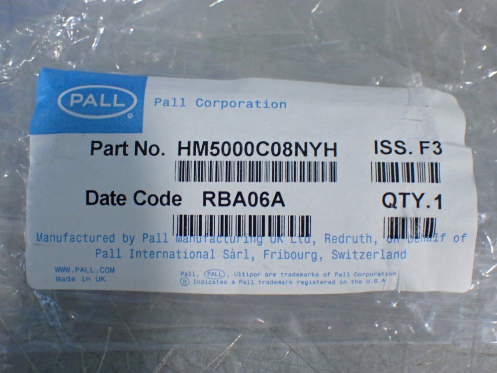 Pall Hydraulic High Pressure Line Filter - Hm5000c08nyh