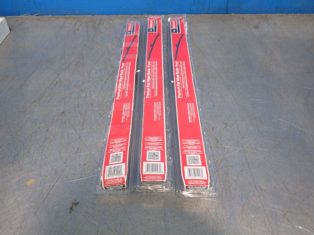 Motorcraft 3 Premium Flat Wiper Baldes - Ww-2402-pf