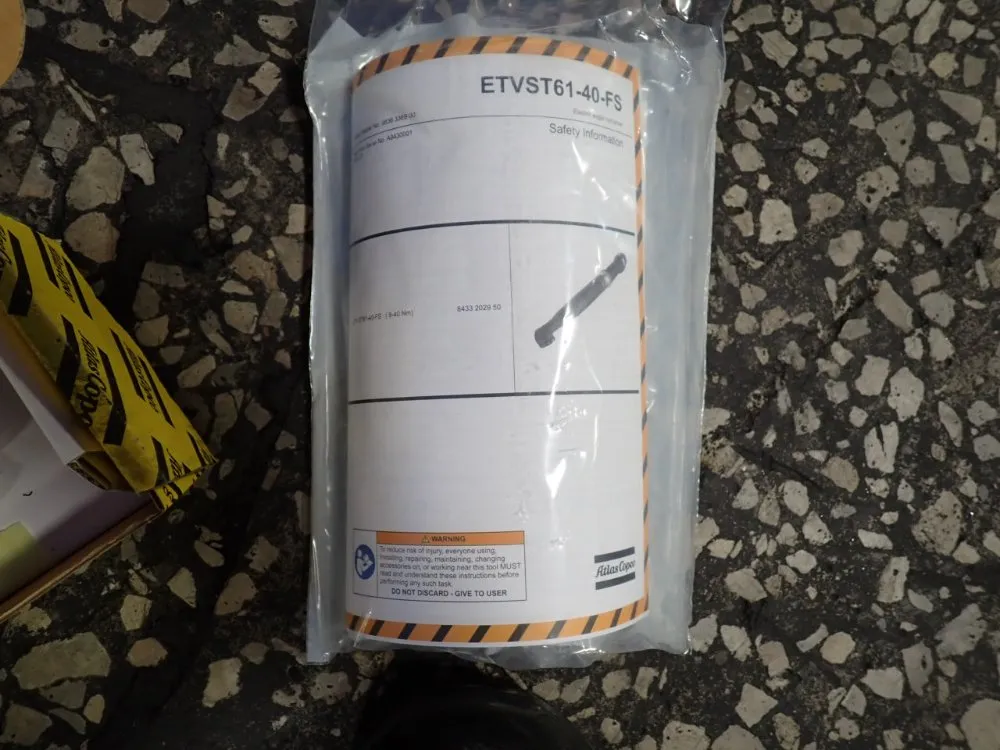 Atlas Copco Nutrunner - Etv St61-40-fs