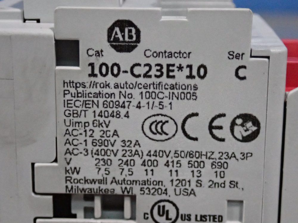 Allen Bradley Series C Safety Contactor - 100s-c23ej14bc