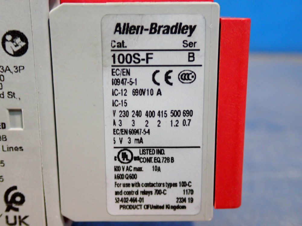Allen Bradley Series C Safety Contactor - 100s-c23ej14bc