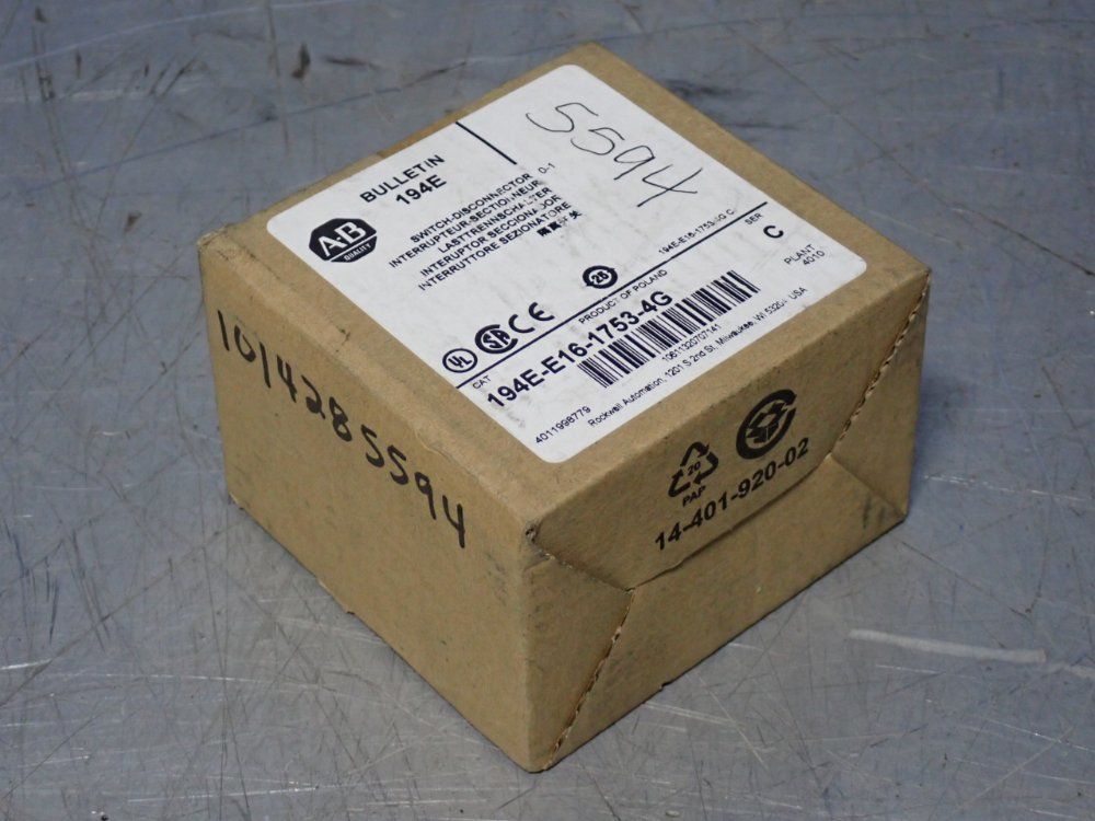 Allen Bradley Series C Disconnector Switch - 194e-16-1753-4g