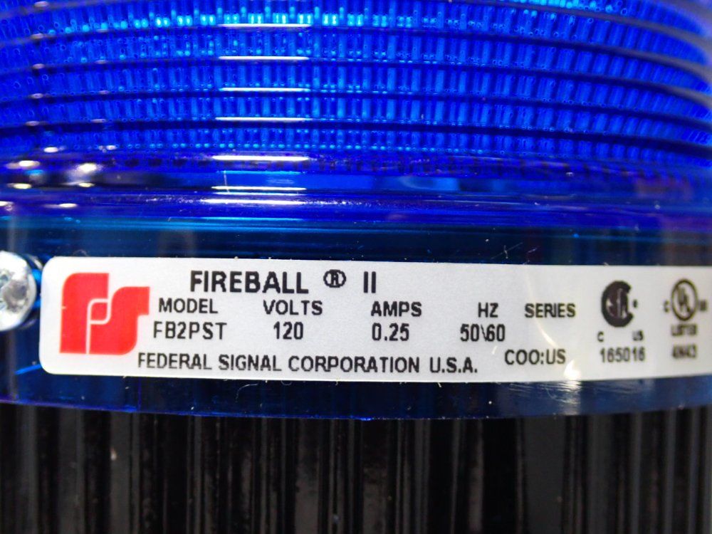 Federal Signal Corporation .25 Amps Fireball Ii Light - Fb2pst-120b