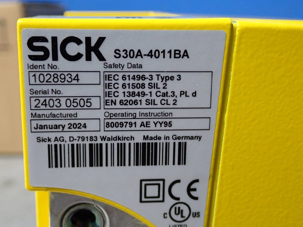 Sick Class 1 Laser Sensor - S30a-4011ba