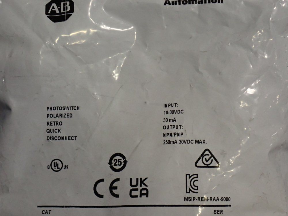 Allen Breadley Polarized Photo Switch - 42gru-9200-qd
