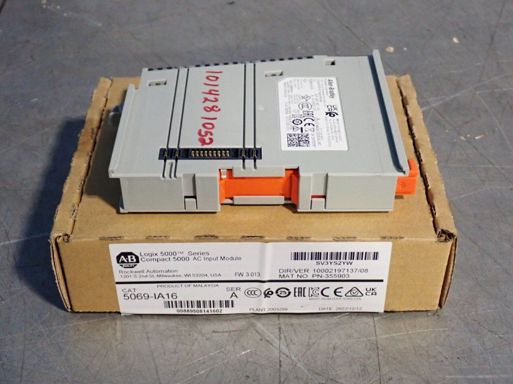Allen Bradley Logix 5000 Series Compact 5000 Ac Input Module - 5069-ia16