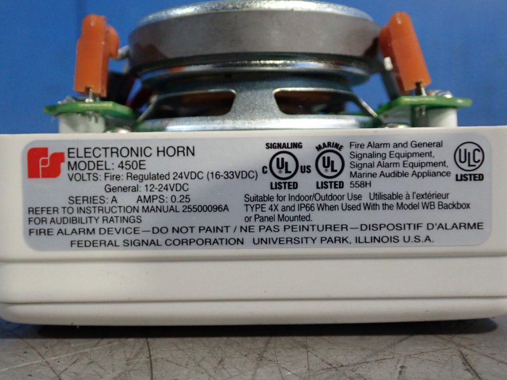 Federal Signal .25 Amps Electrical Horn - 450e