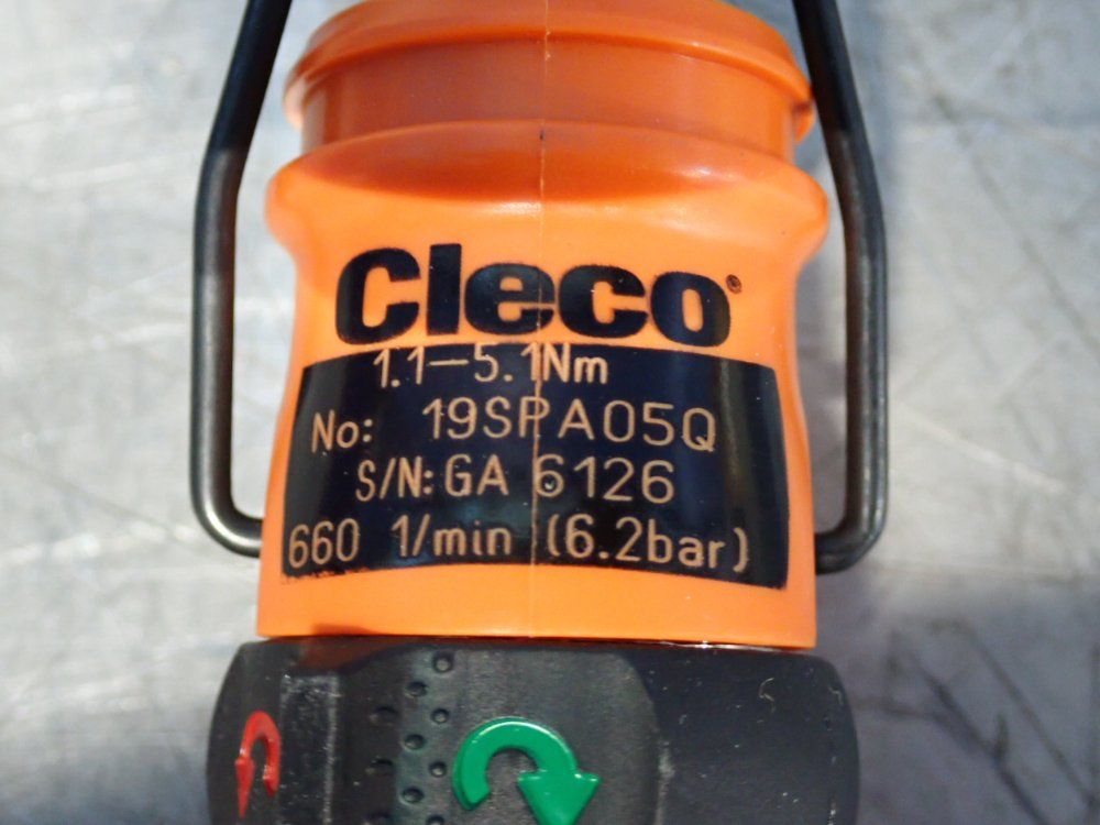 Cleco Push To Start Air Screwdriver - 19spa05q
