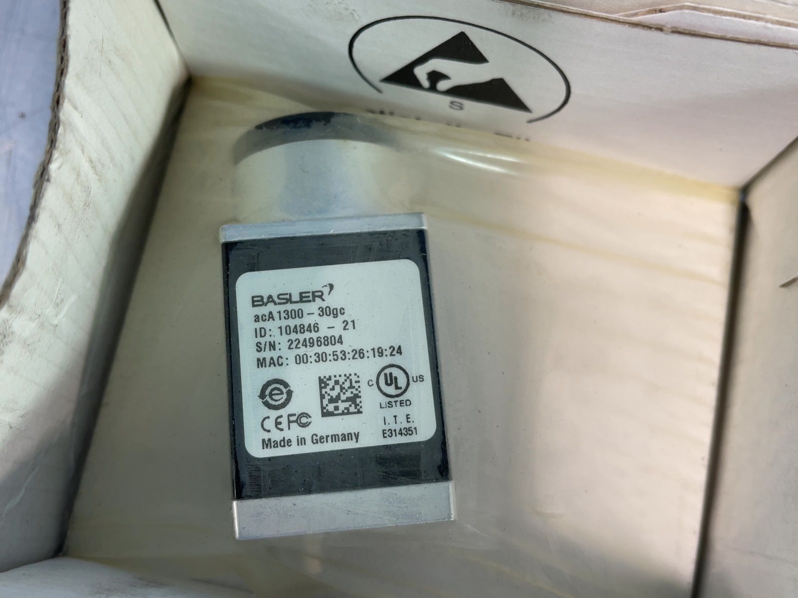 Basler Industrial Camera - Aca1300-30gc