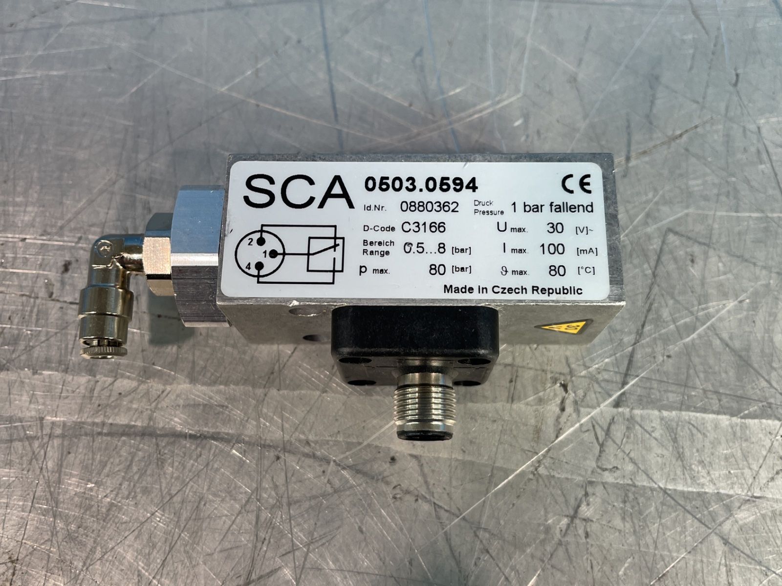 Sca 80 Bar Pressure Switch - 0503.0594