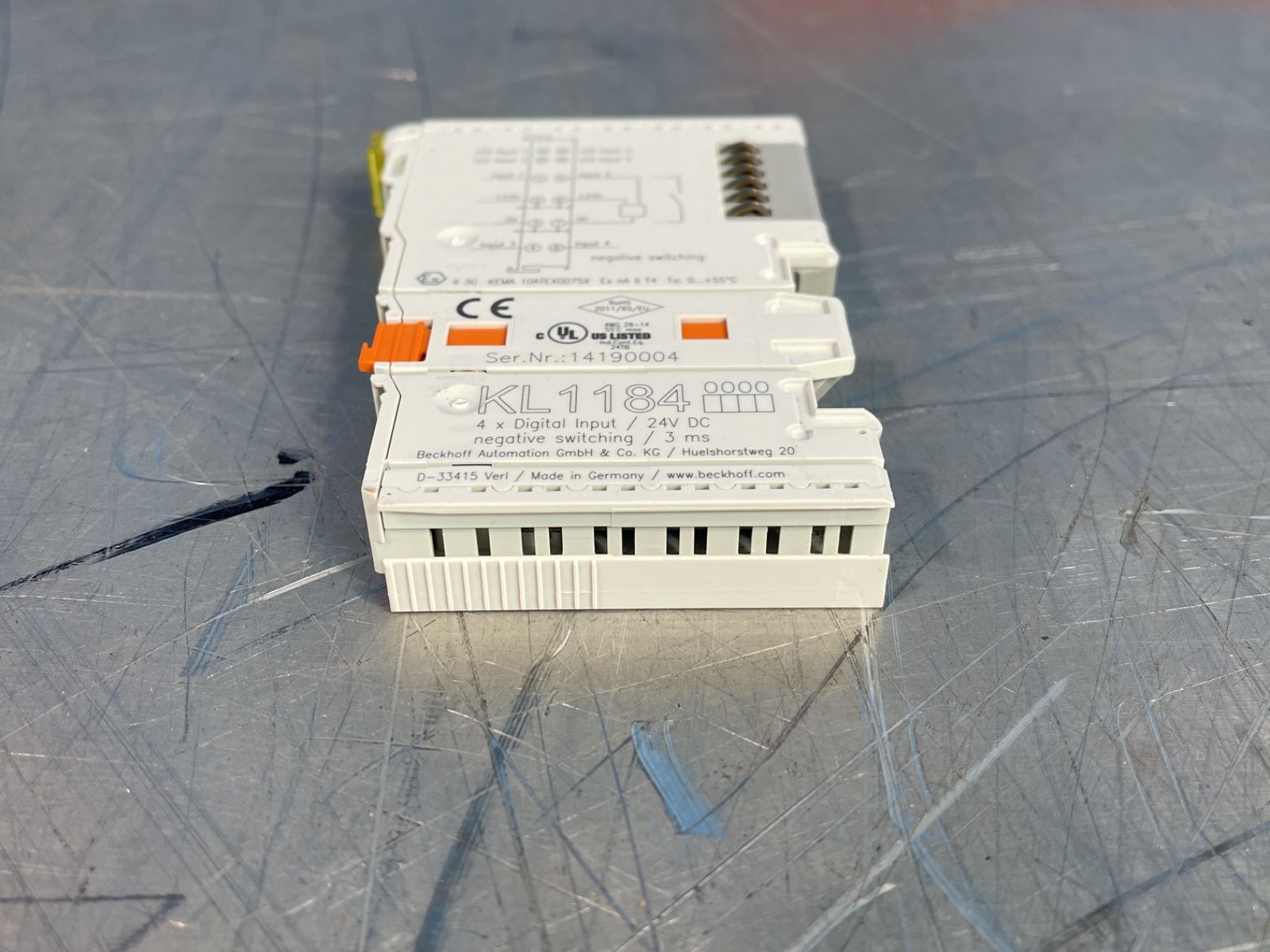 Beckhoff Automation 4x Digital Input Terminal Module - Kl1184