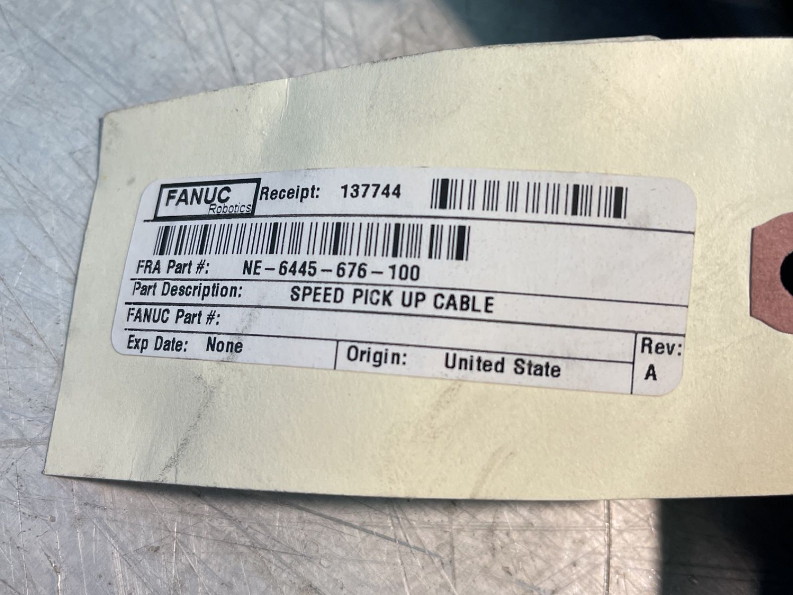 Fanuc Speed Pick Up Cable - Ne-6445-676-100