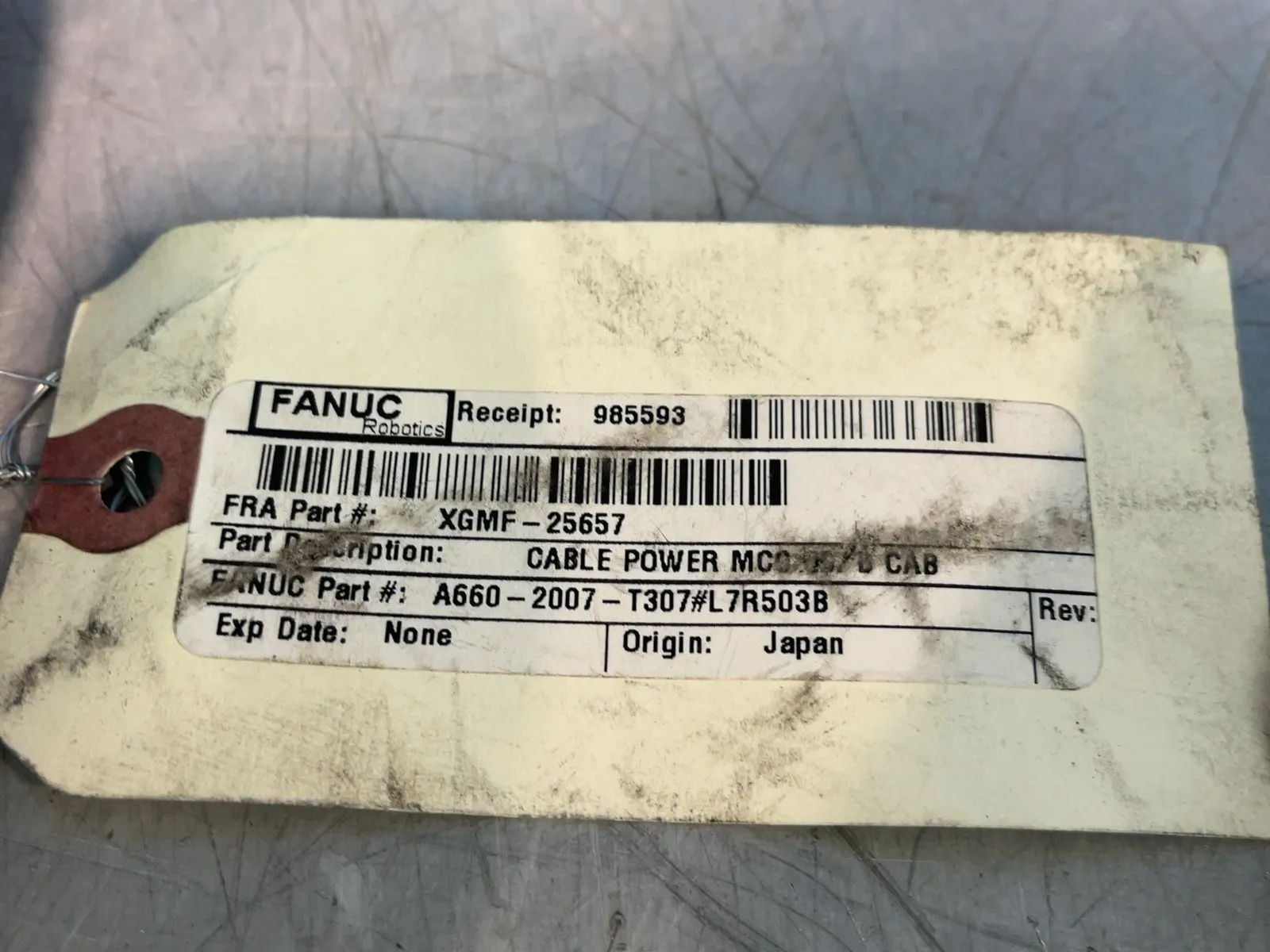 Fanuc 7 M Robotics Power Cable - A660-2007-t307#l7r503b
