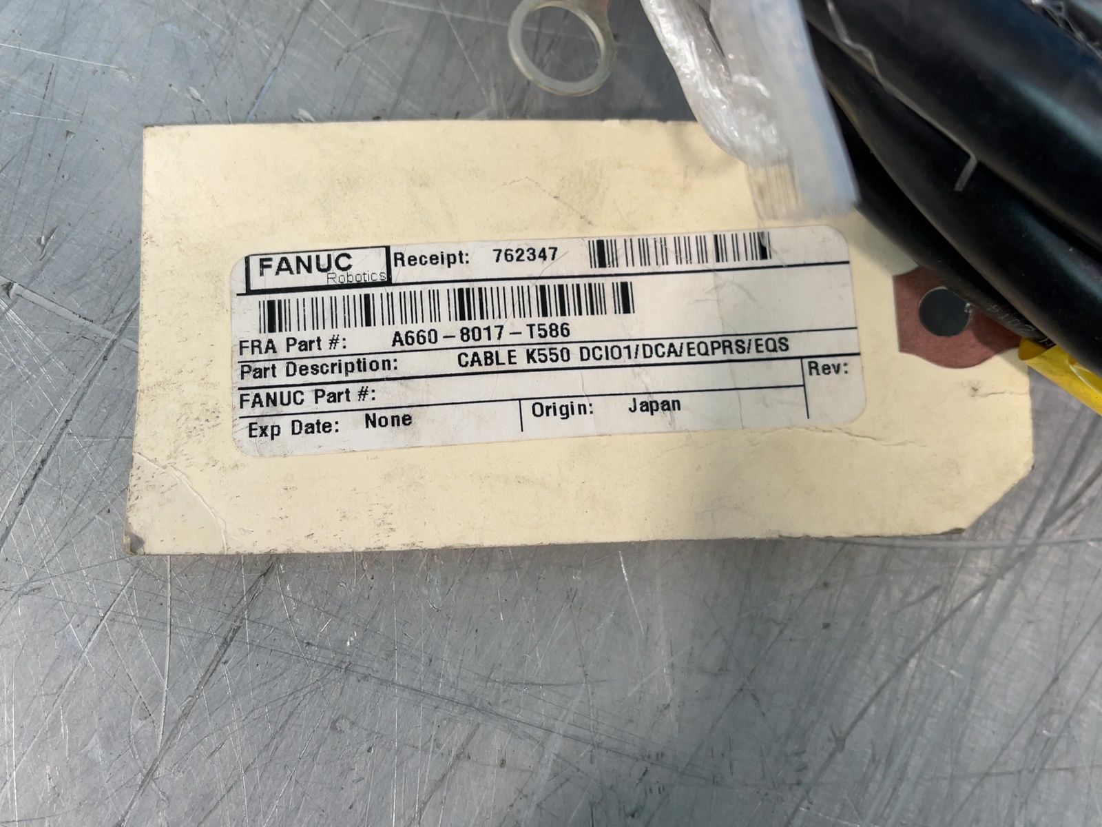Fanuc K550 Cable Assembly - A660-8017-t586