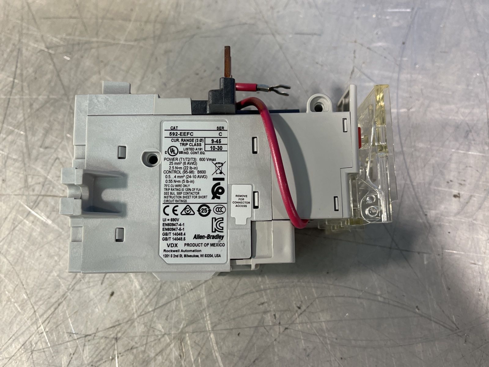 Allen-bradley 600 Vac Bulletin 509 Motor Starter - 509-cod-a2j-17