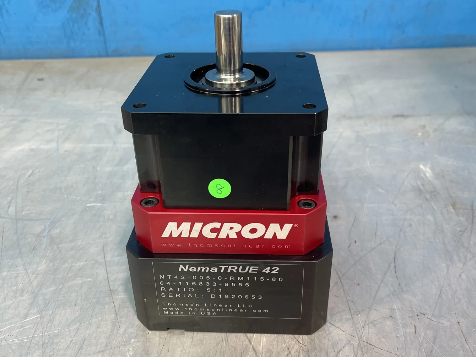 Thomas Linear Llc Micron Nematrue 42 Planetary Gearhead - Nt42-005-0-rm115-80 / 64-116833-9556