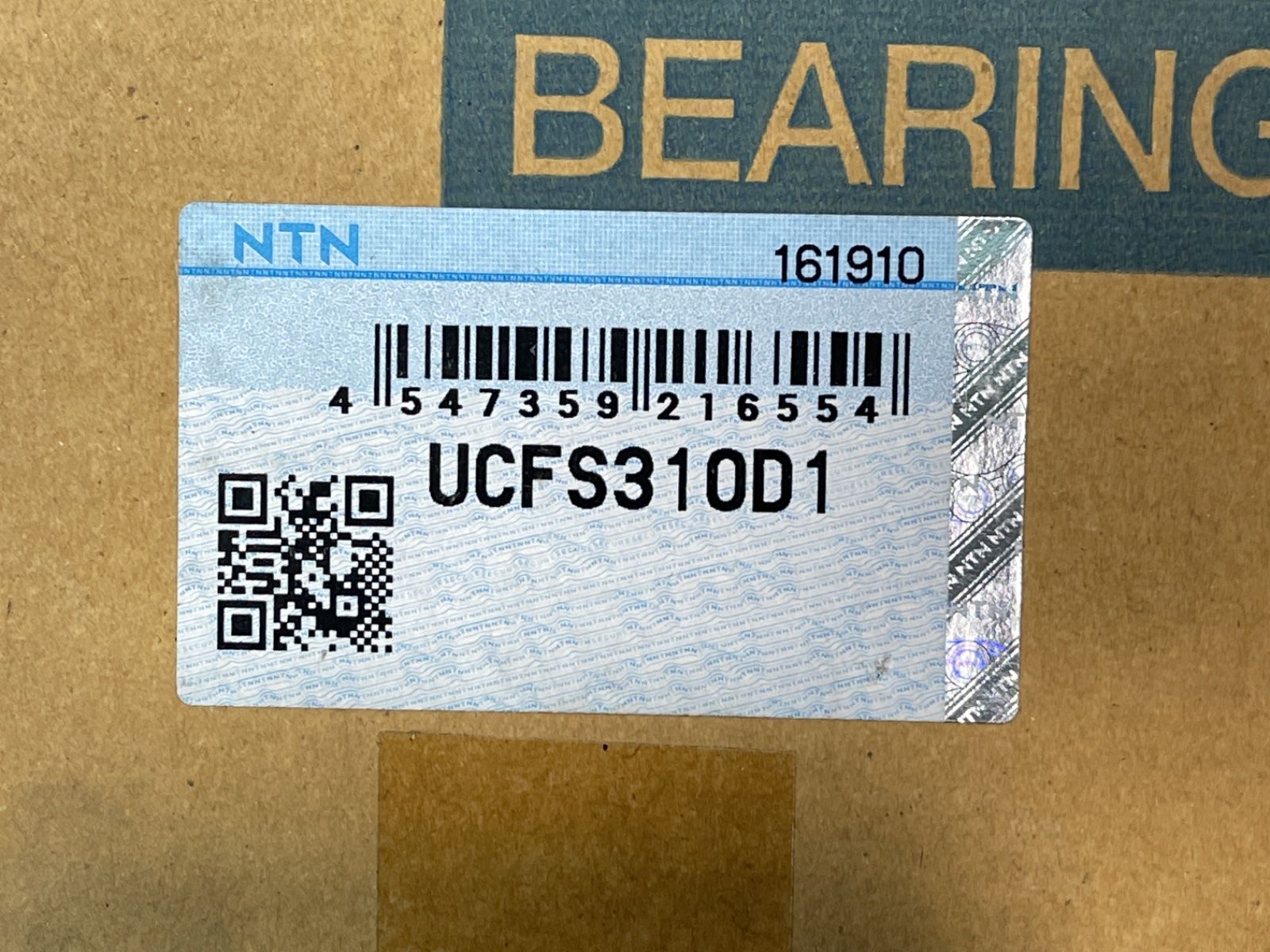 Ntn 4 Bolt Square Flanged Bearing - Ucfs310d1