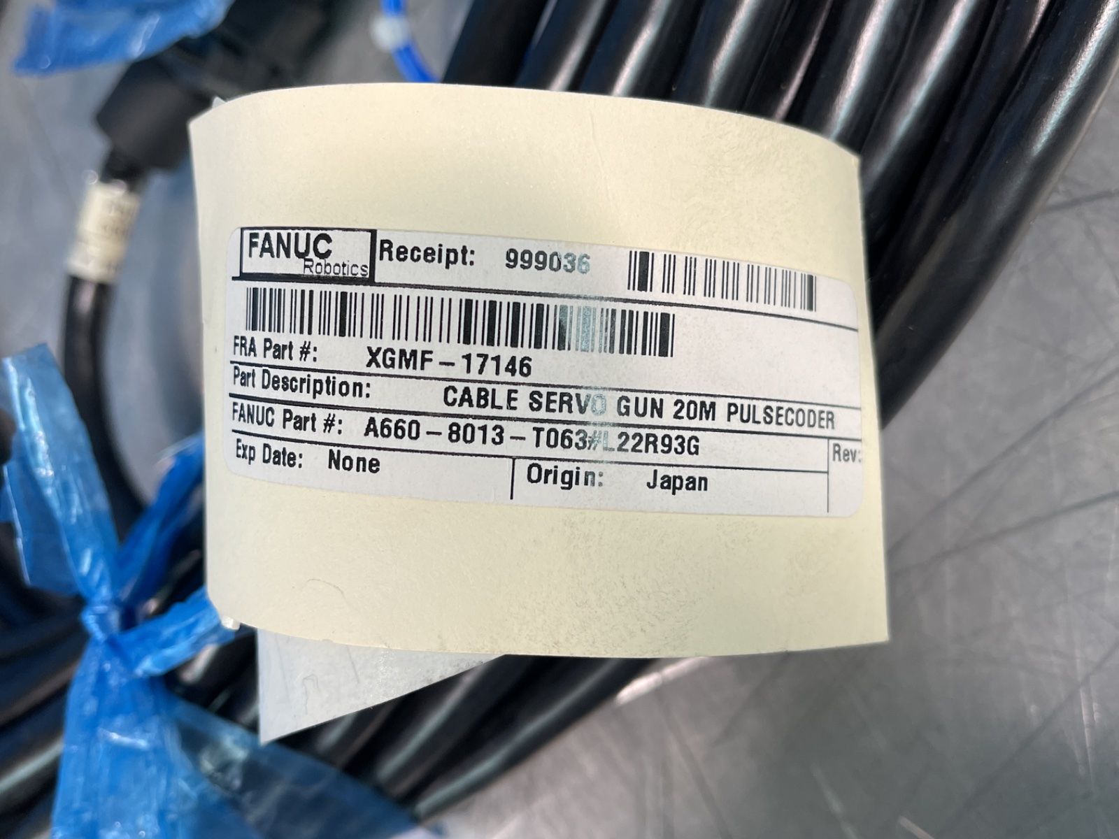 Fanuc 20 M Servo Gun Pulsecoder Cable - A660-8013-t063#l22r93g