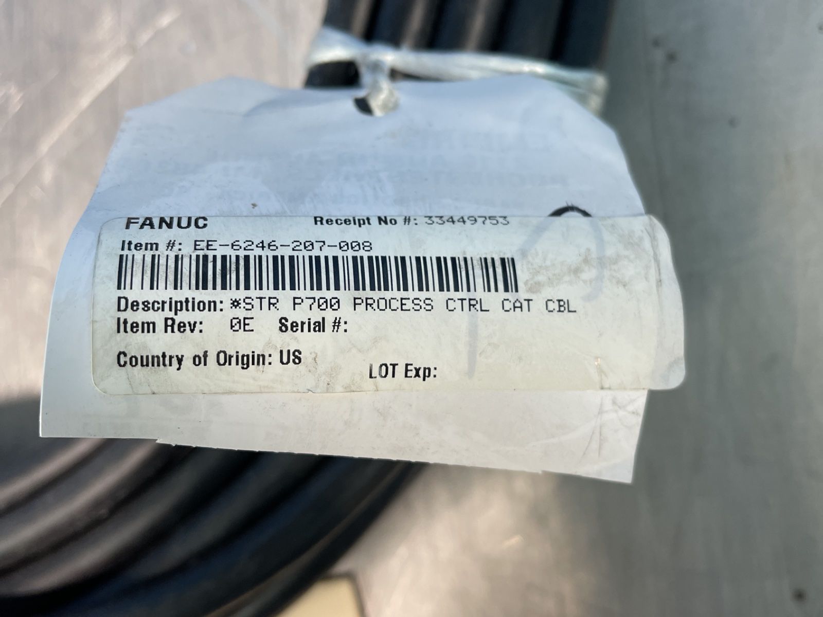 Fanuc P700 Process Control Cascade Cable - Ee-6246-207-008